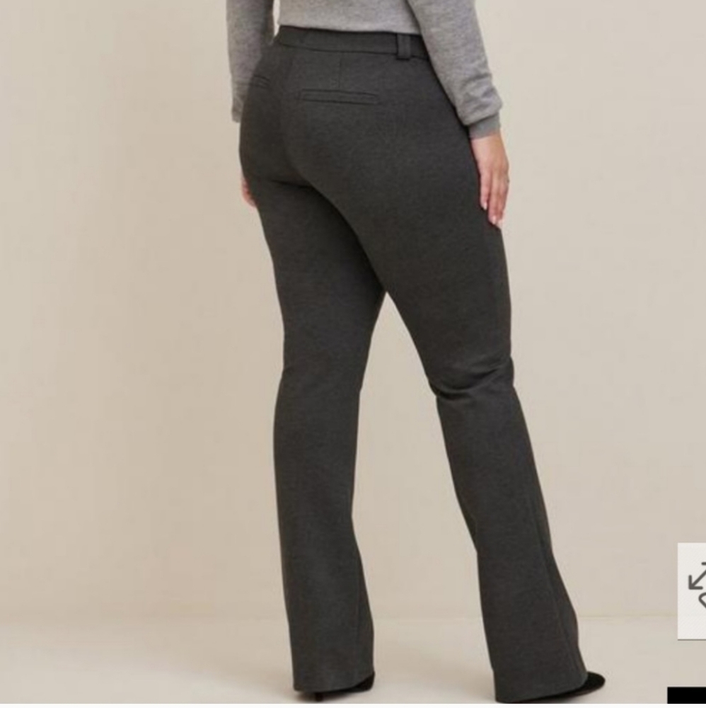 Studio by Torrid slim bootcut charcoal grey pants